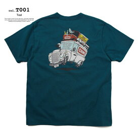 【 CHUMS チャムス 】 Go Outdoor Pocket T-Shirt ゴーアウトドア　ポケットTシャツ CH01-2348 / ユニセックス プリントTシャツ 半袖 Tシャツ ポケット付きT CH01-2348EC 2024SUMMER