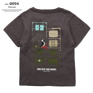 �y CHUMS �`�����X �z Kid's Camper Cooler Pocket T-Shirt �L�b�Y �N�[���[�|�P�b�g T�V���c CH21-1313 / �j�̎q ���̎q ���� �e�q�R�[�f �����N�R�[�f CH21-1313EC 2024SUMMER