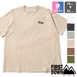 �ySALE!!�z �y FIRST DOWN USA �t�@�[�X�g�_�E�� �z �R�b�g���W���[�W�[ �����|�C���g ���S ���� T�V���c LOGO S/S TEE COTTON JERSEY F401004 / �t�@�[�X�g�_�E�� T�V���c �g�b�v�X ���� �����Y ���f�B�[�X ��