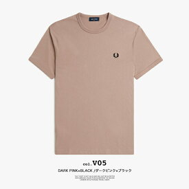 【 FRED PERRY フレッドペリー 】 Ringer T-Shirt リンガー Tシャツ M3519 / 半袖 クルーネック 丸首 無地 ワンポイント 月桂樹 ローレル トップス カットソー メンズ レディース ユニセックス 2024SUMMER/