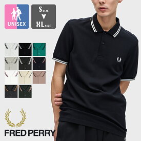 【 FRED PERRY フレッドペリー 】 The Fred Perry Shirt ツインティップ S/S ポロシャツ M3600 / 半袖 襟ライン ワンポイント 鹿の子 ストリームラインフィット メンズ レディース ユニセックス 2024SUMMER/