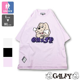 【 GALFY ガルフィー 】 安定 Tee ユニセックス Tシャツ 132050 / galfy Tシャツ トップス 半袖 メンズ レディース ユニセックス ロゴ ワッペン サガラ 刺繍 わんわん 23SS