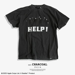 �y GOOD ROCK SPEED �O�b�h���b�N�X�s�[�h �z HELP T-SHIRT THE BEATLES �r�[�g���Y �v�����g S/S T�V���c 25BTL007W / ���� �ێ� �N���[�l�b�N �v�����gT ���b�NT �o���hT �s�O�����g�_�C �����Y ���f�B�[�X ��
