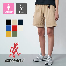 【 GRAMICCI グラミチ 】 W'S G-SHORT ウィメンズ Gショーツ G201-OGT / ショートパンツ ショーパン ハーフパンツ 短パン ゴムウエスト ベルト付き 無地 アウトドア キャンプ フェス レディース 22SS/