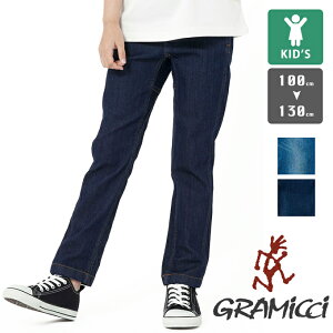 �y GRAMICCI �O���~�` �z �L�b�Y �f�j�� �i���[ �p���c KIDS DENIM NARROW PANT G506-DMJ-K / �O���~�` �p���c �q���� �L�b�Y �j�̎q ���̎q �X�g���b�` 2023AW