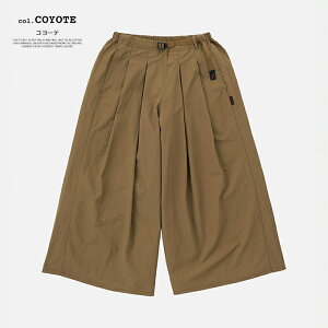 �y GRAMICCI �O���~�` �z NYLON FLARE PANT �i�C�����t���A�p���c G2SW-SK034 / �O���~�` �p���c ���f�B�[�X �E�B�����Y �i�C�����p���c �t���A ���C�h �A�E�g�h�A �J�W���A�� 2026SPRING