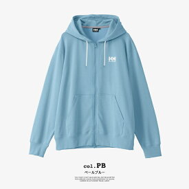 【 HELLY HANSEN ヘリーハンセン 】 HH Logo Full-zip Sweat Hoodie HH ロゴ フルジップ スウェット フーディー HH32409 / パーカー ジップパーカー ジップアップ スウェット スエット トレーナー 裏毛 メンズ レディース ユニセックス 2024SPRING/