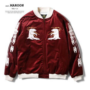 �y HOUSTON �q���[�X�g�� �z VELVETEEN SOUVENIR JACKET (ALASKA) �ʒ��X�[�x�j�A�W���P�b�g 51521 / �q���[�X�g�� �X�J�W���� �x���A �h�J �A���X�J�W���� �~���^���[ �J�W���A�� �A���J�W 2025AW