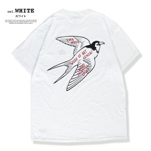 �y Work of art Kendai ���[�N�I�u�A�[�g�P���_�C �z SHORT SLEEVE SWALLOW TEE���� �X�����E T�V���c WOA-000-241009 / �����Y �o�b�N�v�����g �c�o�� �v�����gT 2024SUMMER