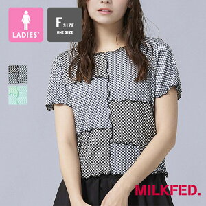 y MILKFED. ~NtFh z LETTUCE EDGE TOP MILKFED. ^X@GbW gbv Jbg\[ 103232013025 / MILKFED.@~NtFh gbvX Jbg\[  MK`FbN ^Cg Z23SUMMER