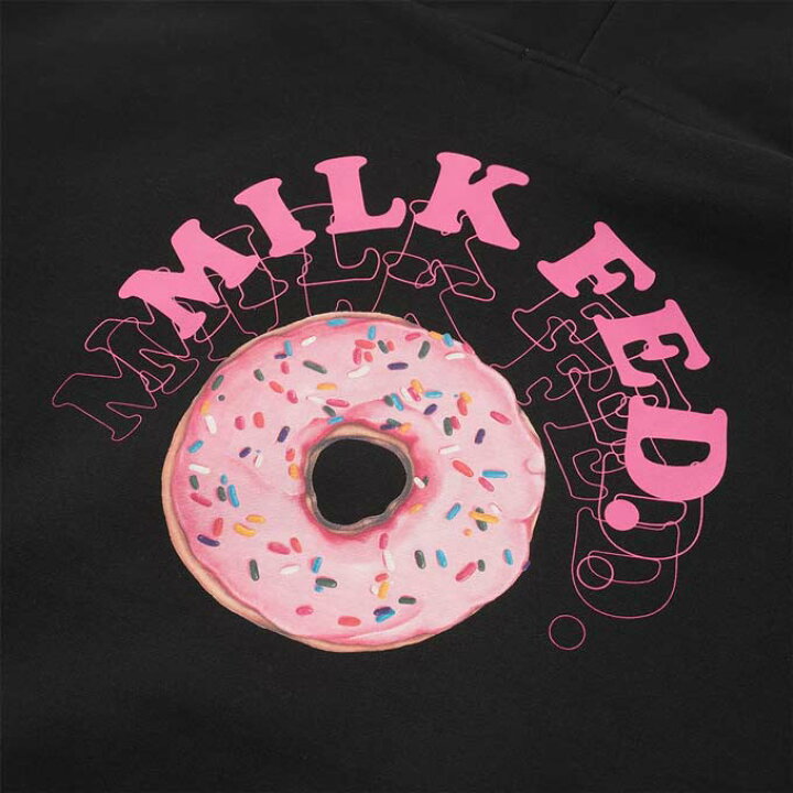 楽天市場】【 MILKFED. ミルクフェド 】 ROUND DONUTS SWEAT HOODIE 