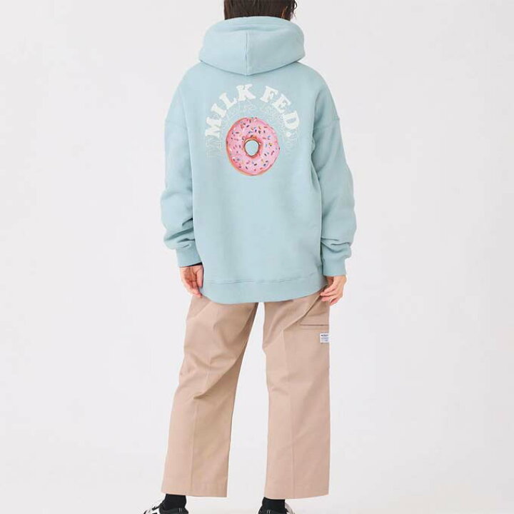 楽天市場】【 MILKFED. ミルクフェド 】 ROUND DONUTS SWEAT HOODIE 