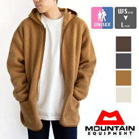 【SALE!!】【 MOUNTAIN EQUIPMENT マウンテンイクイップメント 】 Wool Boa Long Hoodie ウールボア ロング フーディ 427141 / マウンテンイクイップメント トップス ジャケット パーカー フルジップフーディ メンズ レディース 裏起毛 アウトドア キャンプ 秋冬 21AW