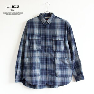 �y NANGA �i���K �z FADE TARTAN CHECK CAMP SHIRT �t�F�[�h �^�[�^���`�F�b�N �L�����v�V���c N2530-1I107A / �i���K �V���c ���� �`�F�b�N�V���c �A�E�g�h�A �L�����v �X�i�b�v�{�^�� 2025AW