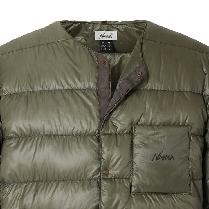 楽天市場】【 NANGA ナンガ 】 INNER DOWN CARDIGAN DETACHABLE SLEEVE  