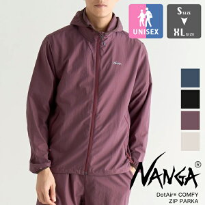 �y NANGA �i���K �z DotAir COMFY ZIP PARKA (UNISEX) �h�b�g�G�A �R���t�B�[ �W�b�v�p�[�J�[ NW2411-1E901 / ���j�Z�b�N�X �p�[�J�[ �@�\�f�� �L�����v �A�E�g�h�A �Z�b�g�A�b�v ���Ă��΍� �G�A�R���΍� �t