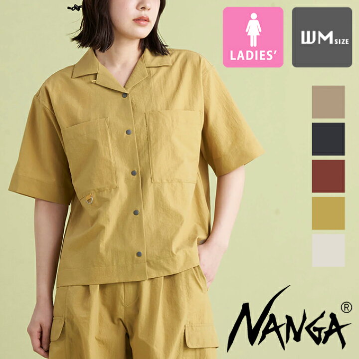 楽天市場】【 NANGA ナンガ 】 DOT AIR COMFY S/S SHIRT W ドットエア 