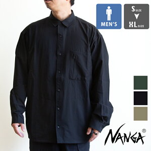 �y NANGA �i���K �z DOT AIR COMFY L/S SHIRT �h�b�g�G�A �R���t�B �����O�X���[�u�V���c NW2411-1E905 NW2411-1E905-A / NANGA �i���K �����V���c �V���c �z�� ���� �@�\�f�� �h�b�g�G�A�[ �����Y 2026SUMMER