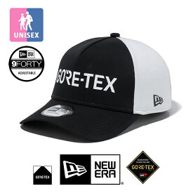 【 NEW ERA ニューエラ 】 9FORTY A-Frame GORE-TEX PACLITE ゴアテックス パックライト キャップ 135162 / 帽子 ゴアテックス ナイロン 防水 防風 抗菌 紫外線カット UVカット アウトドア NEW ERA OUTDOOR フリーサイズ メンズ レディース ユニセックス 13516258 23SUMMER/