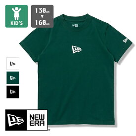 【 NEW ERA ニューエラ 】 YOUTH SSCT FLAG LOGO フラッグ ロゴ S/S Tシャツ 135166 / 半袖 丸首 クルーネック プリントT 親子コーデ リンクコーデ キッズ 子供 ジュニア ボーイズ ガールズ ユニセックス 130cm 140cm 150cm 160cm 13516686 13516687 13516688 23SUMMER/