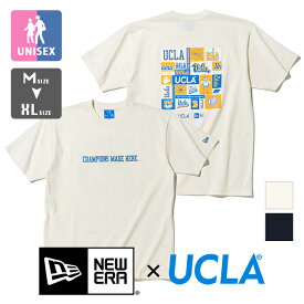 【SALE!!】【 NEW ERA ニューエラ 】 SSCT UCLA MIX LOGO UCLA ミックス ロゴ S/S Tシャツ 135291 / 半袖 丸首 クルーネック レギュラーフィット プリントt バックプリント メンズ レディース ユニセックス 13529130 13529131 23SUMMER/