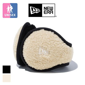 【 NEW ERA ニューエラ 】 EAR MUFFS ボア イヤーマフ 128547 / 耳あて イヤーウォーマー フリース ボアフリース 折りたたみ フリーサイズ フラッグロゴ 防寒 日本製 メンズ レディース ユニセックス 男女兼用 12854772 12854773 2023AW/