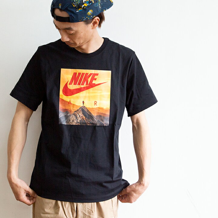 楽天市場 夏割 Nike ナイキ Nike Air エア フォト グラフィック S S Tシャツ Ck4281 半袖 クルーネック 丸首 Tシャツ プリントt フォトt ナイキエア トップス メンズ レディース ユニセックス ss ジーンズステーション