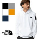 【THE NORTH FACE ザノースフェイス】Square Logo Hoodie スクエアロゴフーディー NT11953 /長袖/パーカー/フード/フーデ...