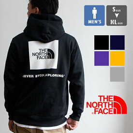 【 THE NORTH FACE ザ ノースフェイス 】Back Square Logo Hoodie バック スクエア ロゴ フーディー NT62040 / パーカ プルオーバー プルパーカ フード スウェット バックプリント ボックスロゴ 裏起毛 ノース パーカー north パーカーメンズ 20AW/