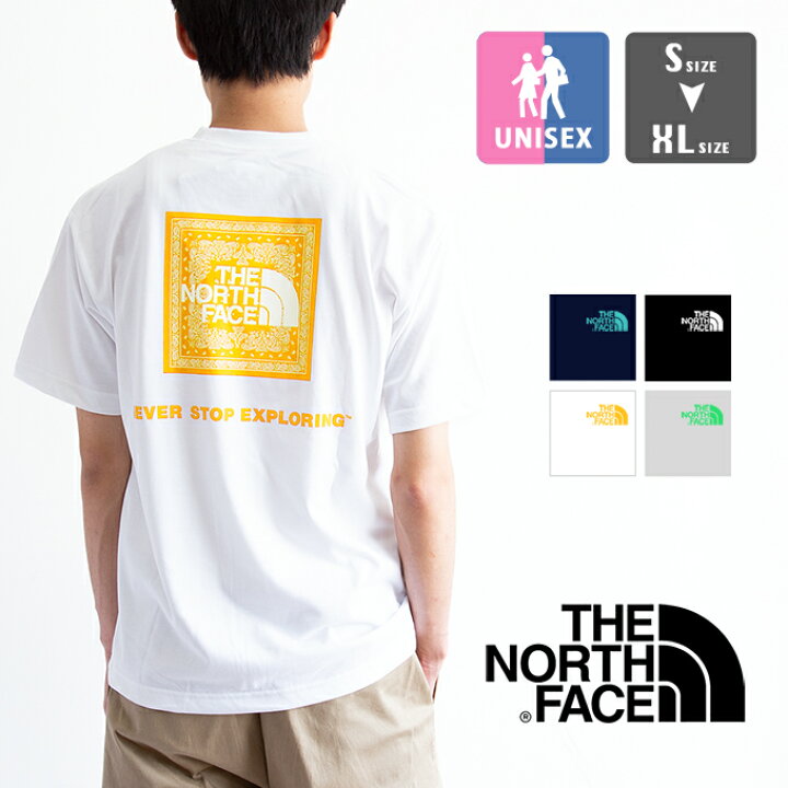 楽天市場 The North Face ザ ノースフェイス S S Bandana Square Logo Tee ショートスリーブ バンダナ スクエア ロゴ ティー Nt Tシャツ 半袖 丸首 クルーネック ロゴt バックプリント ノースフェイス Tシャツ メンズ レディース ユニセックス 22ss