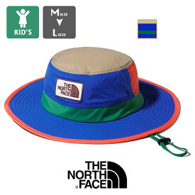 【 THE NORTH FACE ザ ノースフェイス 】 Kids' Grand Horizon Hat キッズ グランド ホライズン ハット NNJ02309 / 帽子 アウトドアハット UVカット 紫外線カット ジュニア ボーイズ ガールズ ユニセックス キッズ 子供 23SUMMER/