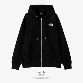 【 THE NORTH FACE ザ ノースフェイス 】 Square Logo Full Zip スクエア ロゴ フルジップ フーディ NT12335 / パーカー ジップパーカー ジップアップ スウェット スエット トレーナー 裏毛 メンズ レディース ユニセックス 2024SPRING/