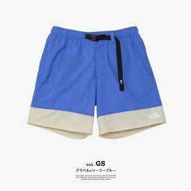 【 THE NORTH FACE ザ・ノース・フェイス 】 Nuptse Short ヌプシ ショーツ NB42334 / ショートパンツ ショーツ ショーパン 短パン ハーフパンツ 膝上 ゴムウエスト ナイロン 撥水 アウトドア メンズ 2024SUMMER/