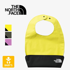 【 THE NORTH FACE ザ ノースフェイス 】 Baby Compact Yummy Bib ベビー コンパクト ヤミー ビブ NNB72315 / スタイ よだれかけ 前かけ お食事エプロン 防水 洗濯可能 洗える 折りたたみ パッカブル ナイロン 出産祝い ギフト 子供 赤ちゃん キッズ 2024SUMMER/