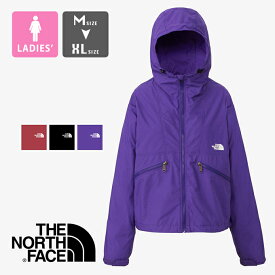 【 THE NORTH FACE ザ ノースフェイス 】 レディース Short Compact Jacket ショート コンパクト ジャケット NPW22430 / シェルジャケット マウンテンパーカ ナイロンパーカ ウインドブレーカー ショート丈 撥水 携帯 パッカブル 収納袋付き ウィメンズ 2024SPRING/