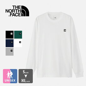【 THE NORTH FACE ザ・ノース・フェイス 】 L/S Small Box Logo Tee ロングスリーブ スモール ボックス ロゴ ティー NT32441 / Tシャツ 長袖 ロンT ワンポイント スクエアロゴ 無地 メンズ レディース ユニセックス 2024SPRING/