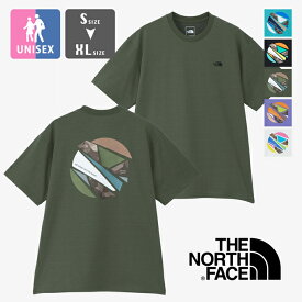 【 THE NORTH FACE ザ ノースフェイス 】 S/S TNF Monkey Magic Tee ショートスリーブ TNF モンキーマジック ティー NT32444 / Tシャツ 半袖 丸首 クルーネック バックプリント ROCK&SNOW チャリティー メンズ レディース ユニセックス 2024SUMMER/