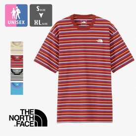 【 THE NORTH FACE ザ ノースフェイス 】 S/S Multi Border Tee ショートスリーブ マルチボーダー ティー NT32455 / Tシャツ 半袖 丸首 クルーネック ボーダーT メンズ レディース ユニセックス 2024SUMMER/