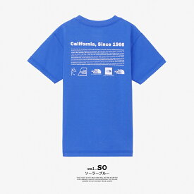 【 THE NORTH FACE ザ・ノース・フェイス 】 B/K S/S Historical Logo Tee ベビー /キッズ ショートスリーブ ヒストリカルロゴ ティー NTB32356 /NTJ32356 / Tシャツ 半袖 バックプリント 子供 ボーイズ ガールズ 80cm 90cm 100cm 110cm 120cm 130cm 140cm 150cm 2024SUMMER/