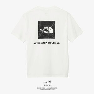 �y THE NORTH FACE �U�E�m�[�X�E�t�F�C�X �z S/S Back Square Traverse Logo Tee �V���[�g�X���[�u �o�b�N�X�N�G�A �g���o�[�X ���S �e�B�[ NT32543 / T�V���c ���� �ێ� �N���[�l�b�N �o�b�N�v�����g �v�����g