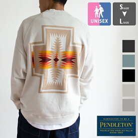 【SALE!!】 【 PENDLETON ペンドルトン 】 Back Print Sweat Pullover ラグラン バックプリント スウェット プルオーバー ユニセックス 3475-3006 / メンズ レディース スウェットシャツ ネイティブ柄 34753006EC 2023AW