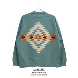 【SALE!!】 【 PENDLETON ペンドルトン 】 Back Print Sweat Pullover ラグラン バックプリント スウェット プルオーバー ユニセックス 3475-3006 / メンズ レディース スウェットシャツ ネイティブ柄 34753006EC 2023AW