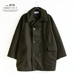 �ySALE!!�z�y Retro Grade ���g���O���[�h �z MIDIUM WEIGHT OVER PCOAT �I�[�o�[�T�C�Y �V���G�b�g P�R�[�g 08512023 / �����Y Mens P�R�[�g �R�[�g ���[�Y�V���G�b�g �}�����R�[�f �����g�� �A���J�[�{�^��