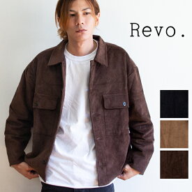 【SALE!!】【 Revo. レヴォ 】 太畝 コーデュロイ ビッグシルエット Gジャン Gジャケット TH-2706 / トップス ジャケット アウター メンズ レディース ユニセックス ブランド 秋冬 ビッグシルエット ルーズシルエット