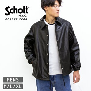 Schott �V���b�g LEATHER COACH JACKET ���U�[ �R�[�`�W���P�b�g 782-5950054 / �V���b�g �v�W���� ���U�[�W���P�b�g �g�b�v�X �W���P�b�g �A�E�^�[ �J�E���U�[ �A���J�W �H�~ 2025AW