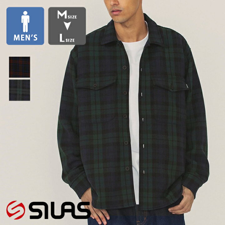 楽天市場】【 SILAS サイラス 】 PLAID L/S SHIRT JACKET SILAS 