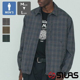 【 SILAS サイラス 】 PLAID JACKET SILAS プレイド チェック柄 ジャケット 110241021003 / SILAS サイラス ジャケット アウター チェック 柄ジャケット 軽アウター ストリート カジュアル スポーティー 2024SPRING /