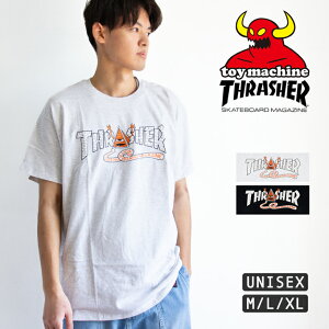 THRASHER × TOY MACHINE �X���b�V���[ × �g�C�}�V�[�� THR X TOY MACHINE PYRAMID SS TEE �s���~�b�h ���� T�V���c 311624 / �X���b�V���[ T�V���c �g�C�}�V�� T�V���c �R���{ �v�����g Tee �X�P�[�^�[ �A���J�W 20
