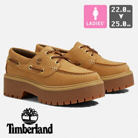 【 Timberland ティンバーランド 】 レディース ストーン ストリート ボート シューズ ウィート STONE STREET BOAT SHOE WHEAT 0A6AUS / ティンバーランド デッキシューズ モカシン ブーツ 革靴 シューズ レディース ウィメンズ ストリート　カジュアル 定番 2024SPRING