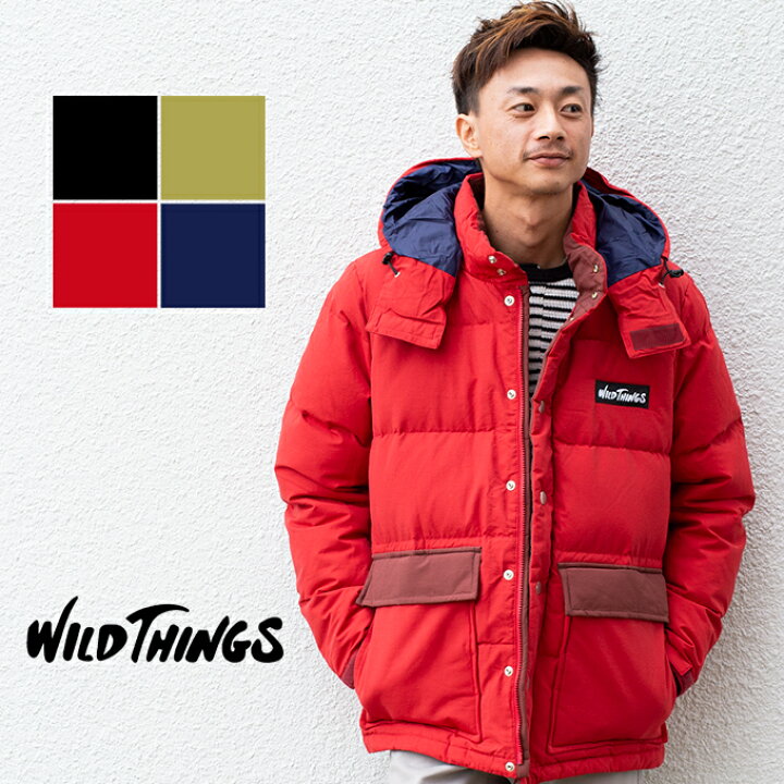 楽天市場 冬sale Wildthings ワイルドシングス Down Parka ダウンパーカー ジャケット Wt101n トップス アウター 長袖 ダウンジャケット ダウン フーディジャケット フード カジュアル 防寒 防水 撥水 アウトドア キャンプ 登山 軽量 暖か 秋冬 メンズ